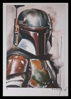 Boba Fett - watercolor edition by Emma Wildfang - Large size | Catawiki