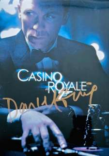 James Bond 007: Casino Royale - Signed by Daniel Craig , rare full name | Catawiki