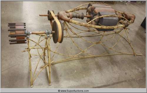 "Time Machine" Ape Village Bamboo Electric Generator | Super Auctions