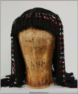 Black Silk Braided Wig from Cleopatra 1934 | Super Auctions