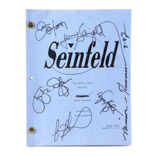 Seinfeld (T.V. Series, 1997) - Lot 1860 - Cast-Autographed "The Muffin Tops" Bound Script