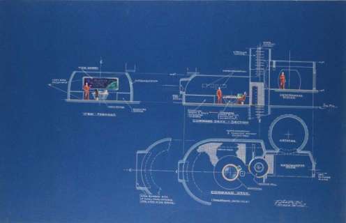Lot 1449 - ST: Phase II Jefferies art of U.S.S. Enterprise