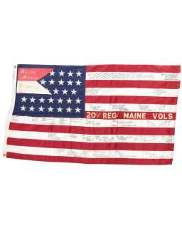 "Gettysburg" Cast Autographed Flag