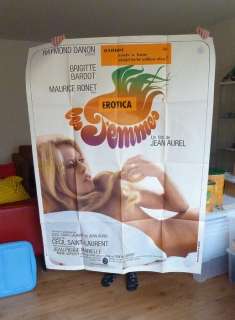 Brigitte Bardot - Les Femmes - huge original Dutch filmposter with extra erotica attention | Catawiki