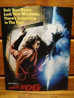 The Fog - Signed by John Carpenter, with Letter of Authenticity - Photo, Autograph | Catawiki