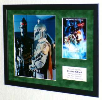 Star Wars Episode V: The Empire Strikes Back - Jeremy Bulloch (RIP 2020) (Boba Fett) Framed, signed + Certificate of Authenticity | Catawiki