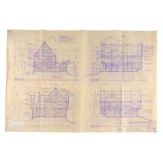HOCUS POCUS (1993) - Lot 1008 - Set of Five Printed Set Blueprints