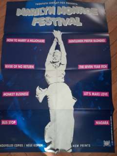 MARILYN MONROE - MARILYN MONROE FESTIVAL - 100x70 cm - MARILYN MONROE GENTLEMEN PREFERS BLONDES MONKEY BUSINESS...