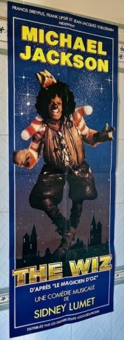 Michael Jackson - The wiz (1978) - Original French door panel for first cinema release 58x155 cm | Catawiki