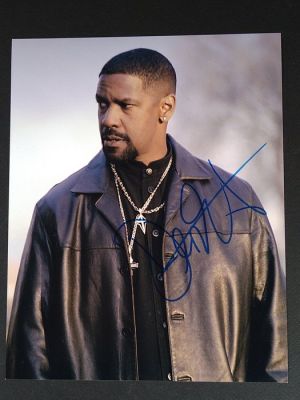 Training Day - Signed by Denzel Washington, with Letter of Authenticity - Photo, Autograph | Catawiki