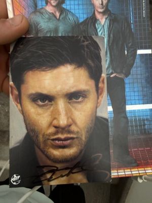 Jensen ackles - Supernatural - Supernatural promotional card | Catawiki