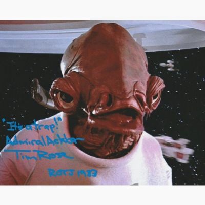 Star Wars Episode VI: Return of the Jedi - Signed by Tim Rose (Admiral Ackbar) | Catawiki