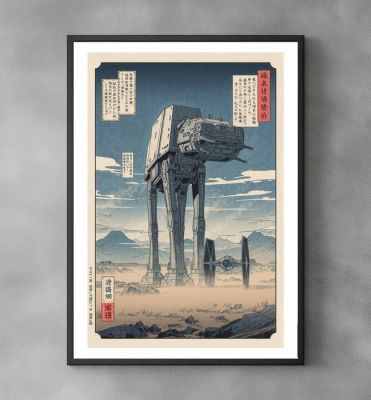 Star Wars - March of the Imperial Colossus - Star Wars - Signed and Numeroted 3/10 - Sato Hageshi | Catawiki