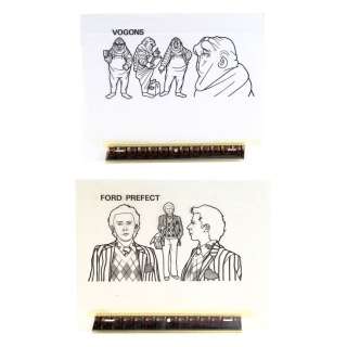 THE HITCHHIKER‘S GUIDE TO THE GALAXY (1981-1981) - Lot 897 - Pair of Hand-Drawn Rod Lord Production Cels