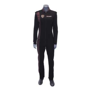 The Expanse - Lot 143 - Roberta "Bobbie" Draper‘s (Frankie Adams) MCRN Uniform Vac Suit with SFX Bullet Holes and Light-Up Boots