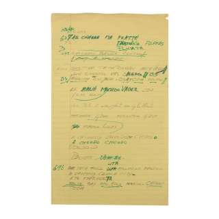 Star Wars: Return of the Jedi (1983) | Anthony Daniels Collection: Anthony Daniels’ Handwritten Ewok Village Speech Page | Propstore