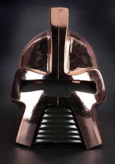 Lot 1065 - Gold "Cylon Centurion" helmet from Battlestar Galactica.