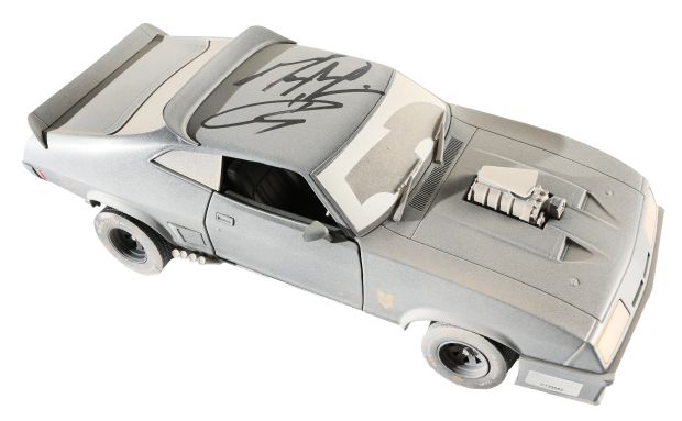Mel Gibson & Tom Hardy as Max in Mad Max (Celebrity Authentics) Signed Greenlight 1:18 Scale Model 1973 Ford Falcon XB | SWAU