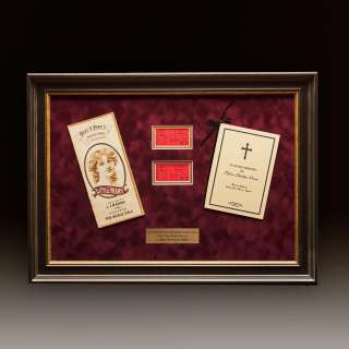 Production Ephemera Display Showcase - Finding Neverland