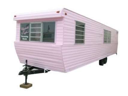 Lot 71 - Elizabeth Taylor Customized Dressing Room Trailer