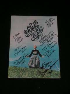 Lot 717 - Sound of Music Von Trapp Children Signed Program