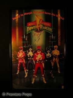Lot 976 - Mighty Morphin Power Rangers Signed Poster