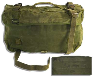 John Wayne‘s Personally Owned Cargo Field Pack Used in the Hit 1968 Film ‘‘The Green Berets‘‘ Which Wayne Starred In & Directed
