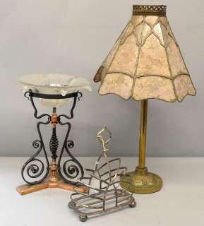 Lot 870 - The Golden Compass - Collection of various props including table lamps, hairbrushes and other…