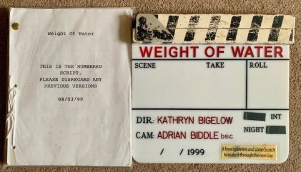 THE WEIGHT OF WATER Original Clapperboard & Script - Sean Penn / Kathryn Bigelow | eBay Europe (Buy It Now)