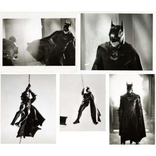 BATMAN FOREVER (1995) - Lot #21 : Set of Five of Dr. Chase Meridian‘s Batman Photographs
