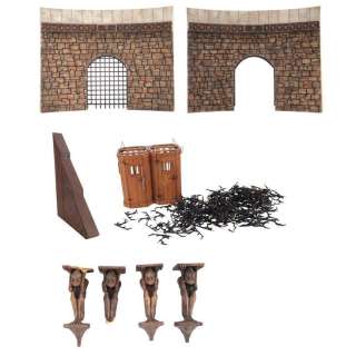 Primevals, the (1970S - 2023) | Set of Arena Wall, Cage, and Gargoyle Model Miniatures | Propstore