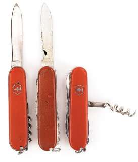 Lot 762 - Trio of FX Swiss Army knives from True Romance.