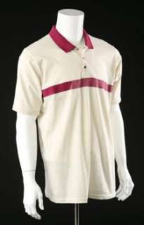 Narcos - Lot 114 - Season 1 - Episode 8: LA GRAN MENTIRA El Patron’s (Wagner Moura) Red Striped Polo Shirt