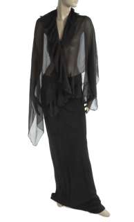 ELVIRA BLACK COMME DES GARCONS SKIRT AND WRAP | Julien’s