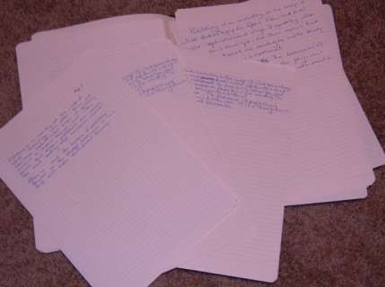 Daniel Craig Dream House Prop Book with Handwritten Pages | Piece of the Past