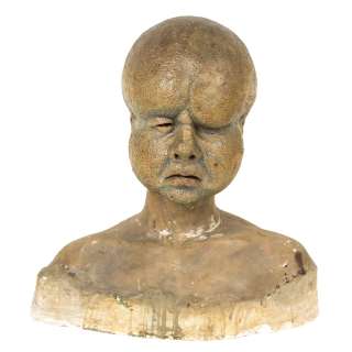 Vintage Mutant Human Clay Sculpture from Beneath the Planet of the Apes | Blacksparrow