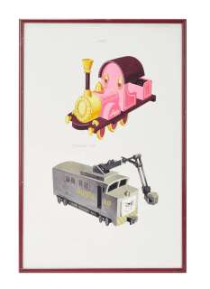 Thomas And the Magic Railroad | "Diesel 10" and "Lady" Concept Artwork | Julien’s