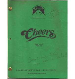 Ted Danson (Cheers) – Signed TV Script (SET USED,RARE!!!) | Piece of the Past