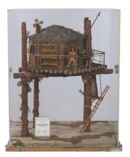 A "Land of the Lost" Tree House Miniature Set. | Van Eaton Galleries