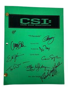 CSI Crime Scene Investigation Episode #1201 Cast Signed Script | Los Angeles Estate Auction