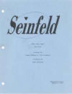 Seinfeld | Table draft script | Entertainment Rarities