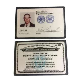 Lot 199 - The Fugitive (1993) - Tommy Lee Jones‘s Set of 2 ID Badges