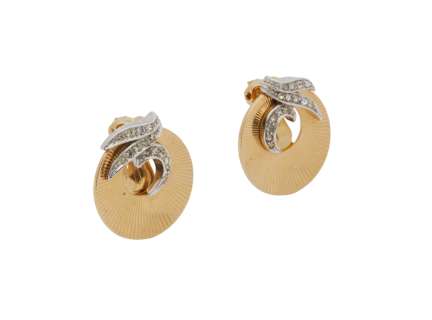 Lot 118 - Marion Cotillard | "Allied" Boucher Earrings