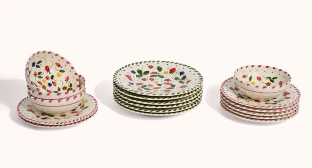 And Just Like That… | Lot #292 - Aidan’s Contemporary Floral Ceramic Dish Set | Julien’s
