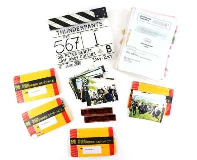 Thunderpants (2002) Production used clapperboard, shooting script, notes, concept art, behind the… | Ewbank’s