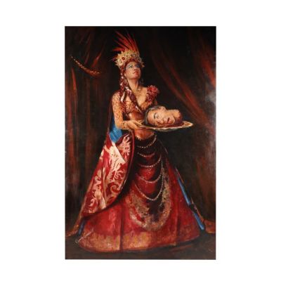 PHANTOM OF THE OPERA (2004) - Lot #897 : Carlotta‘s (Minnie Driver) Hand-painted Dressing Room Portrait