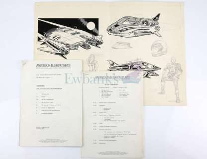 ’The New Thunderbirds’ / T-Force - Original concept artwork showing Gunship (T1), Interceptor (T2),… | Ewbank’s
