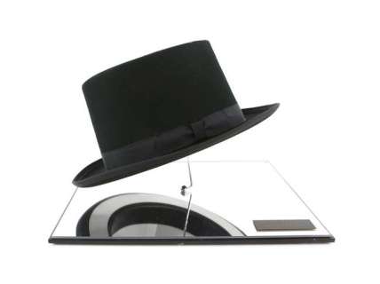 Lot 7041 - The James Bond Collection by S D Studios - A replica Top Hat as worn by Odd Job in Goldfinger,…