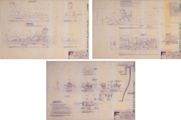 MIRACLE ON 34TH STREET (1994) - Lot #950 : SLEIGH BLUEPRINTS