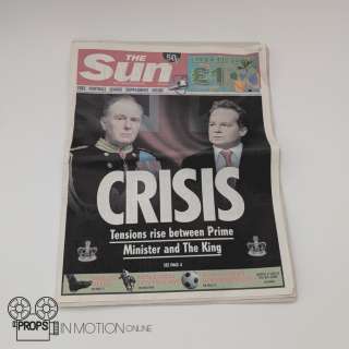 King Charles III (2017) The Sun Newspaper (02427) | Props In Motion Online